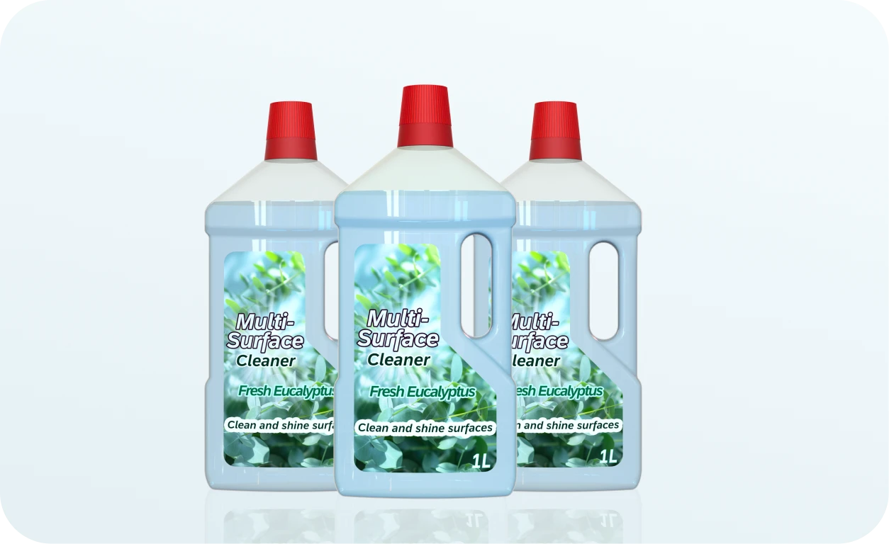 Multi surface cleaner packaging