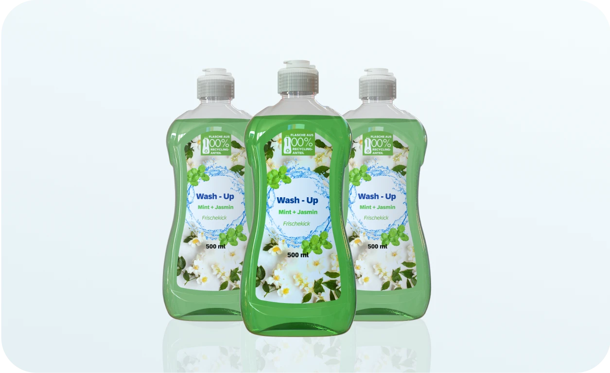 Wash-up wash liquid packaging