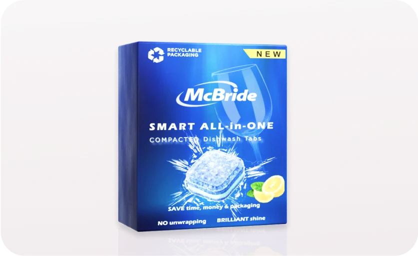 Image of McBride Smart All In One dishwasher tabs
